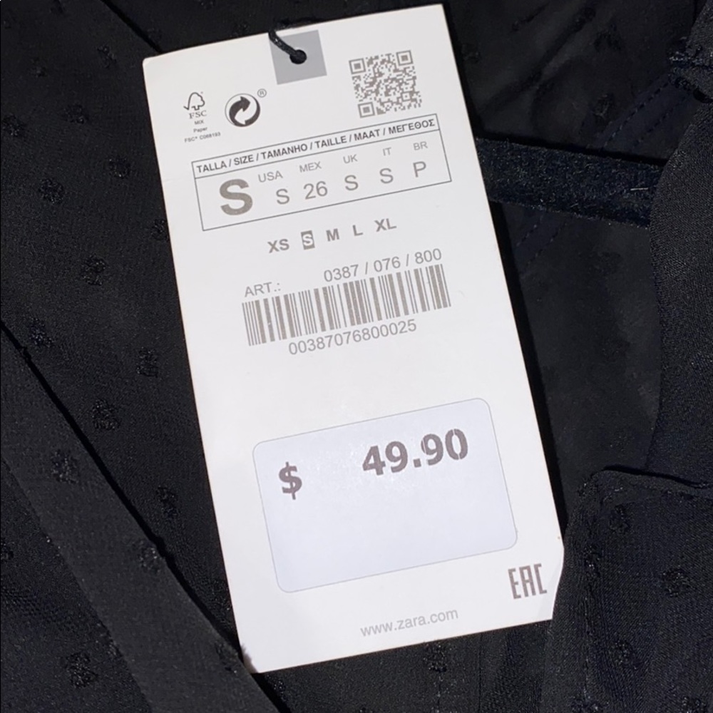 Zara black romper - Picture 7 of 7